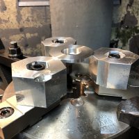 アルミ六角生爪カメチャックをマシニングで使用