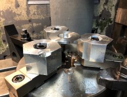 アルミ六角生爪カメチャックをマシニングで使用