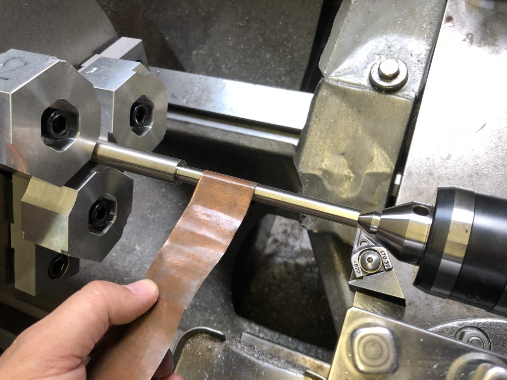 銅で素早く冷やす